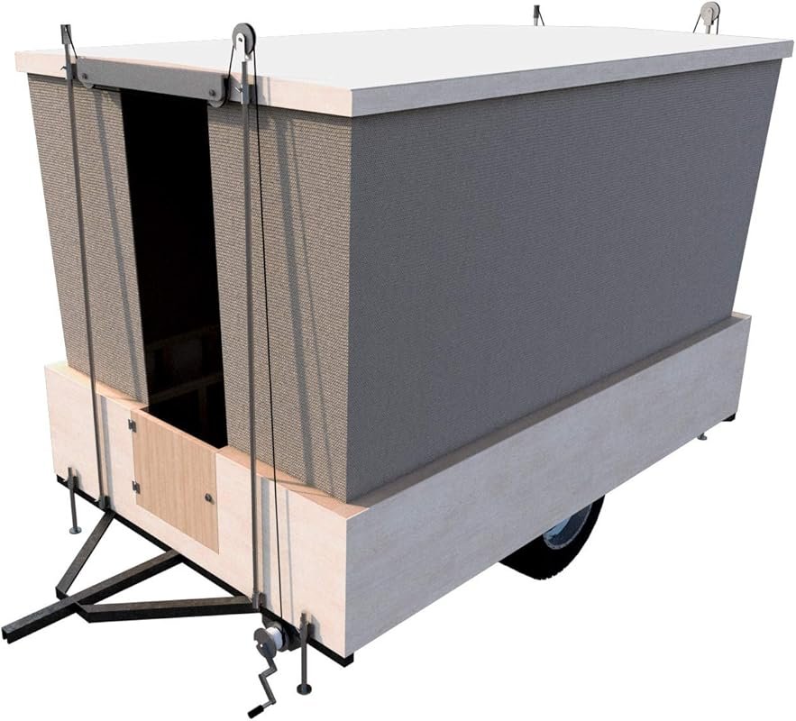 DIY Pop Up Tent Camper Trailer Building Plans