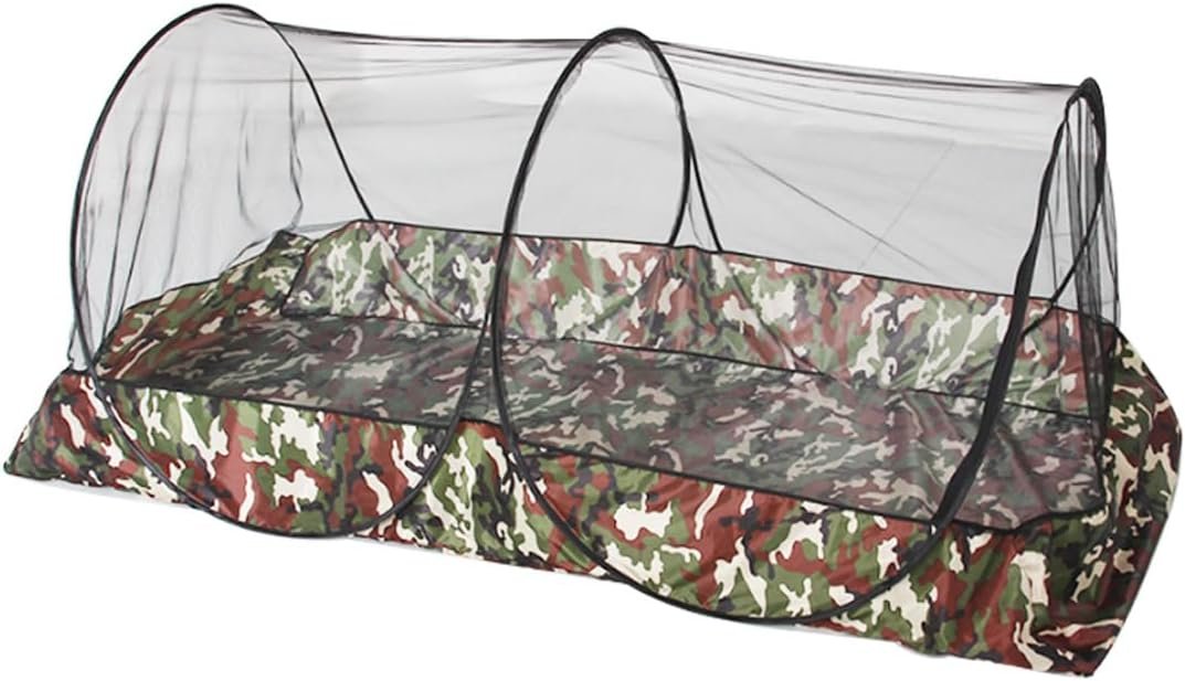 Pop Up Mosquito Tent: 2-Person Large Portable Foldable Screen Tent for