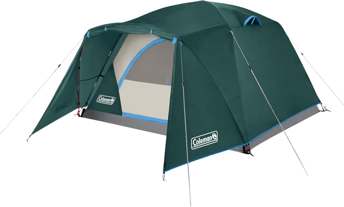 Coleman Skydome 4-6 Person Tent: 5-Minute Setup, Waterproof with Full-