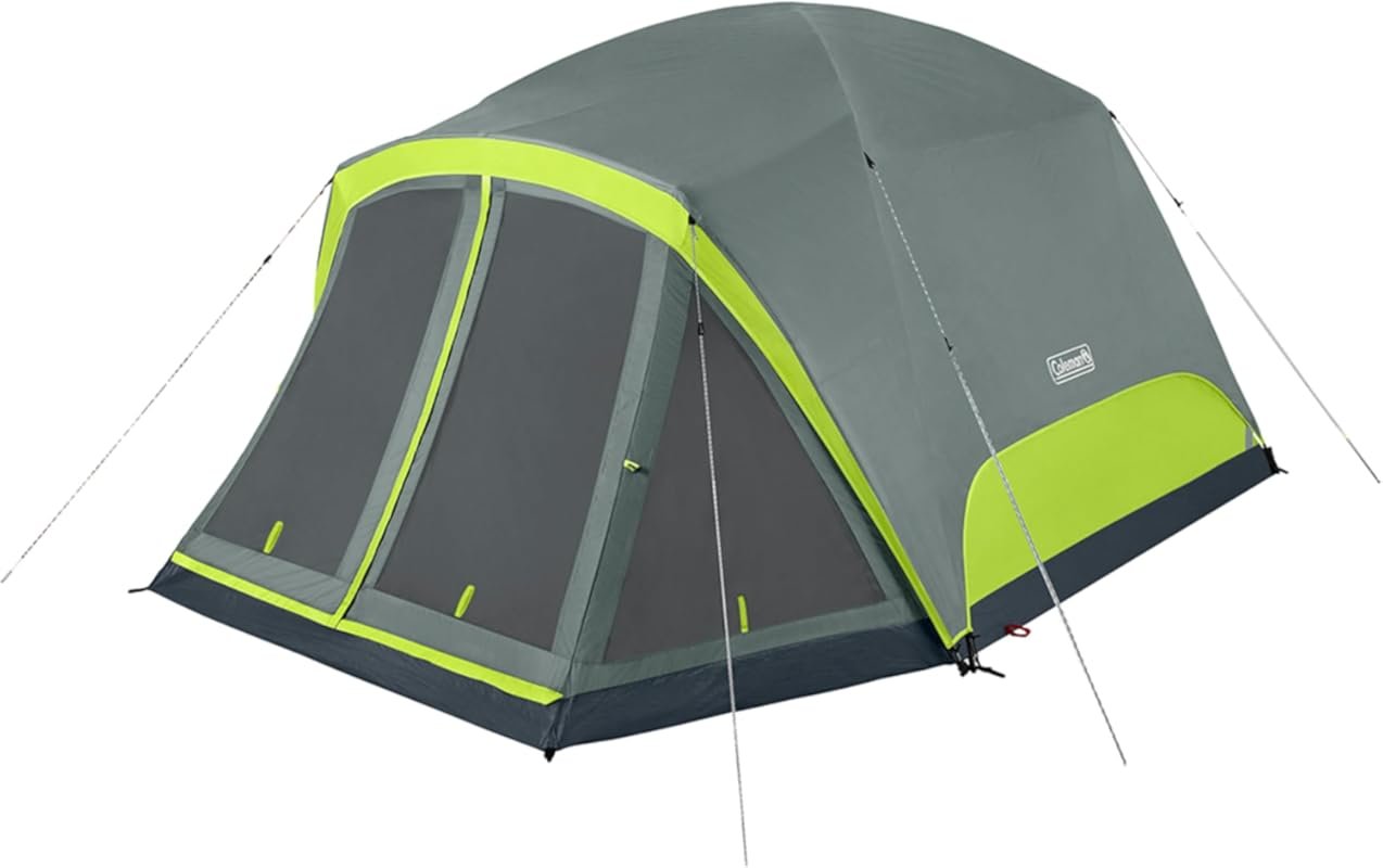 Coleman Skydome 4/6/8 Person Camping Tent with Screened Porch & PFAS-F