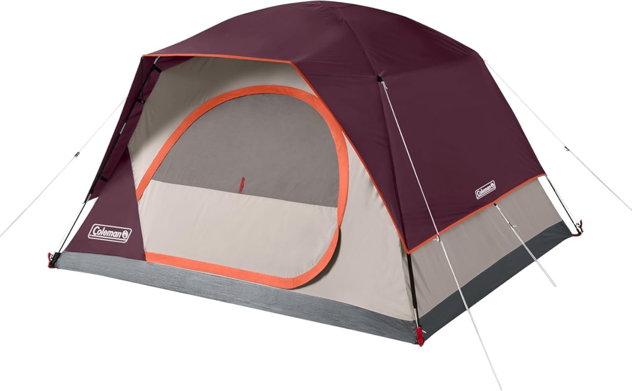 Coleman Skydome 5-Minute Setup Tent with Rainfly & Carry Bag