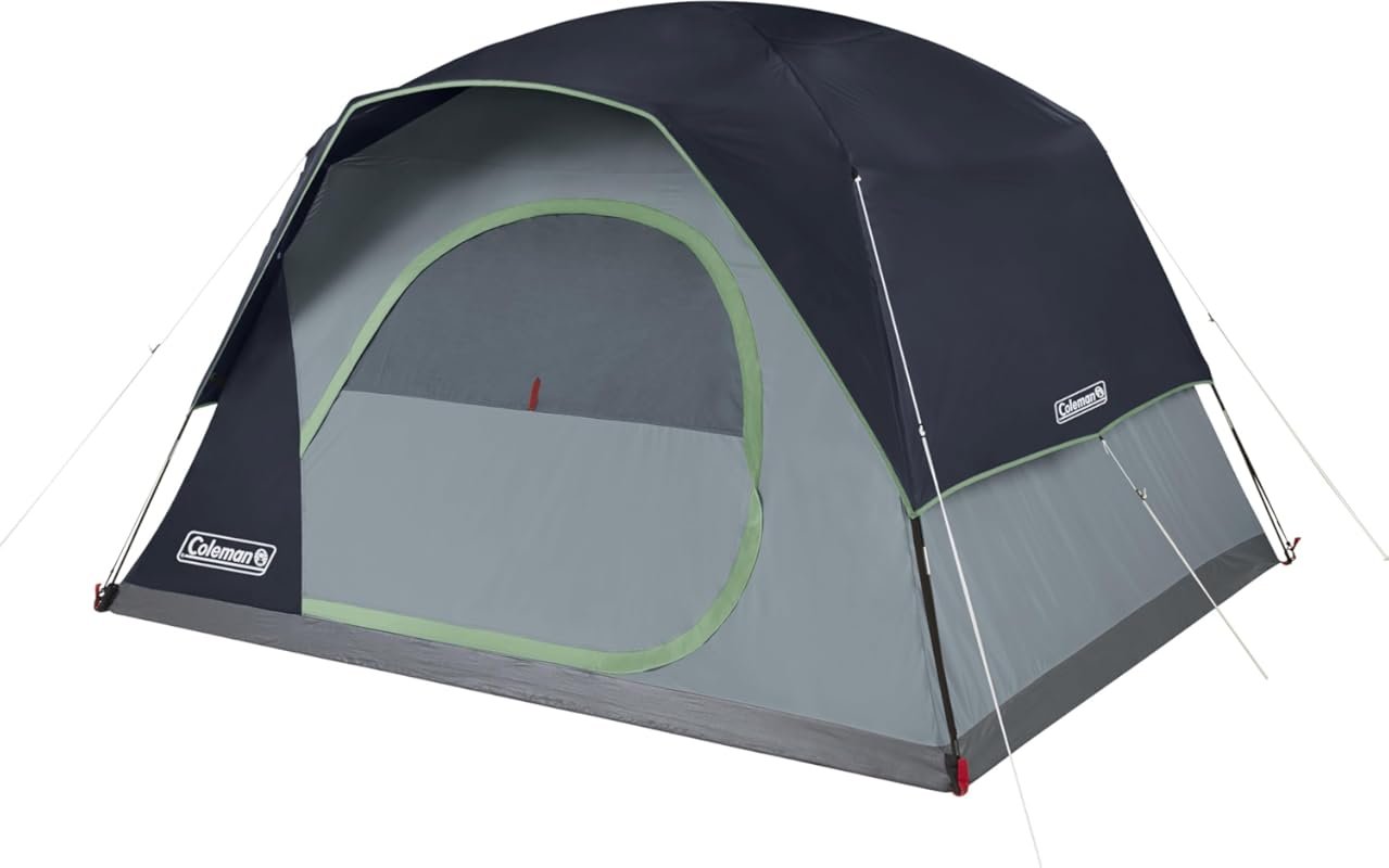 Coleman Skydome 2-8 Person Tent: 5-Min Setup, Extra Headroom, Weatherp