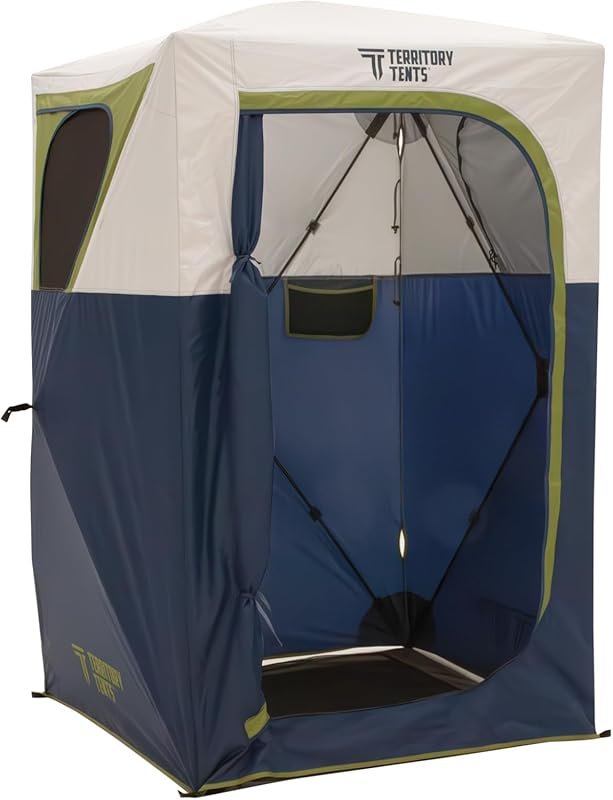 Territory Tents Jet Set Privacy Shower Tent, No Assembly Framework, 78