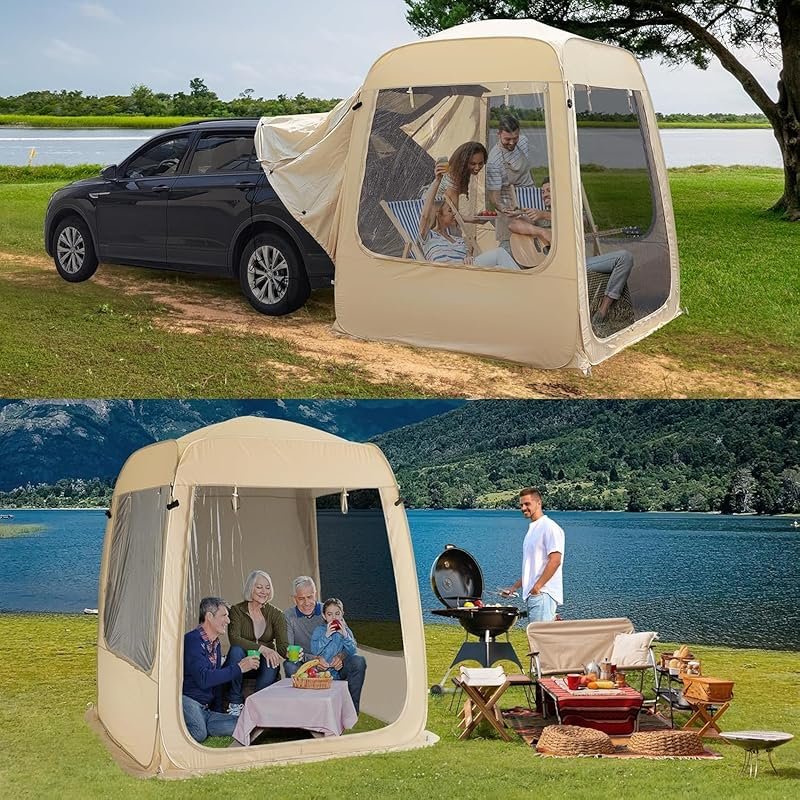 All Weather Camping Screen Tent/SUV Tent