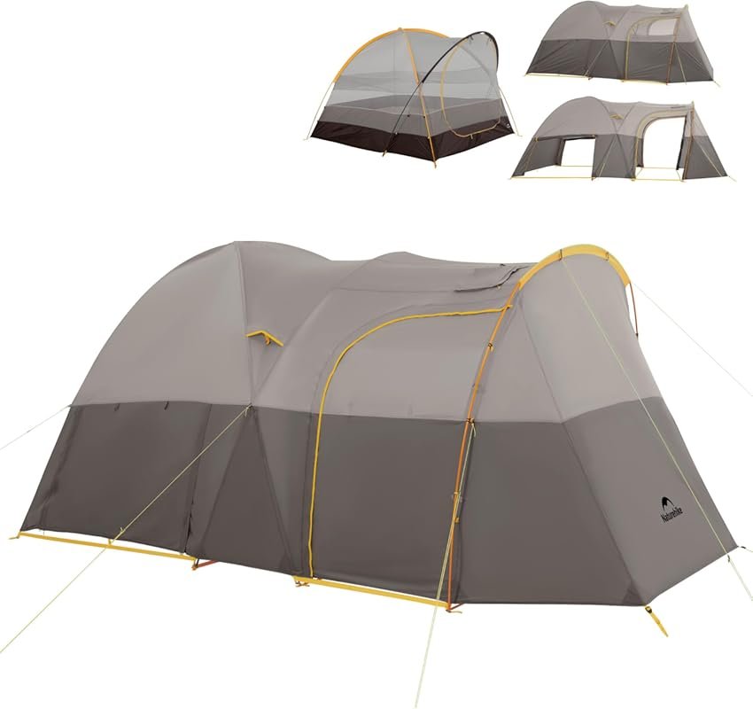 Naturehike KOTA Camping Tent: Waterproof Double Layer Family Tent for 