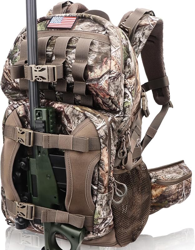 Treasures of the Trees Camo Hunting Backpack, Large Capacity Water-res