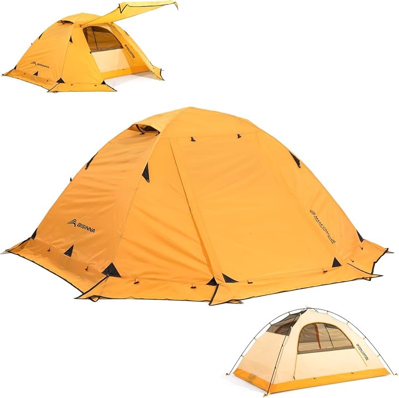BISINNA 4 Season 2 Person Backpacking Tent - Lightweight, Waterproof,