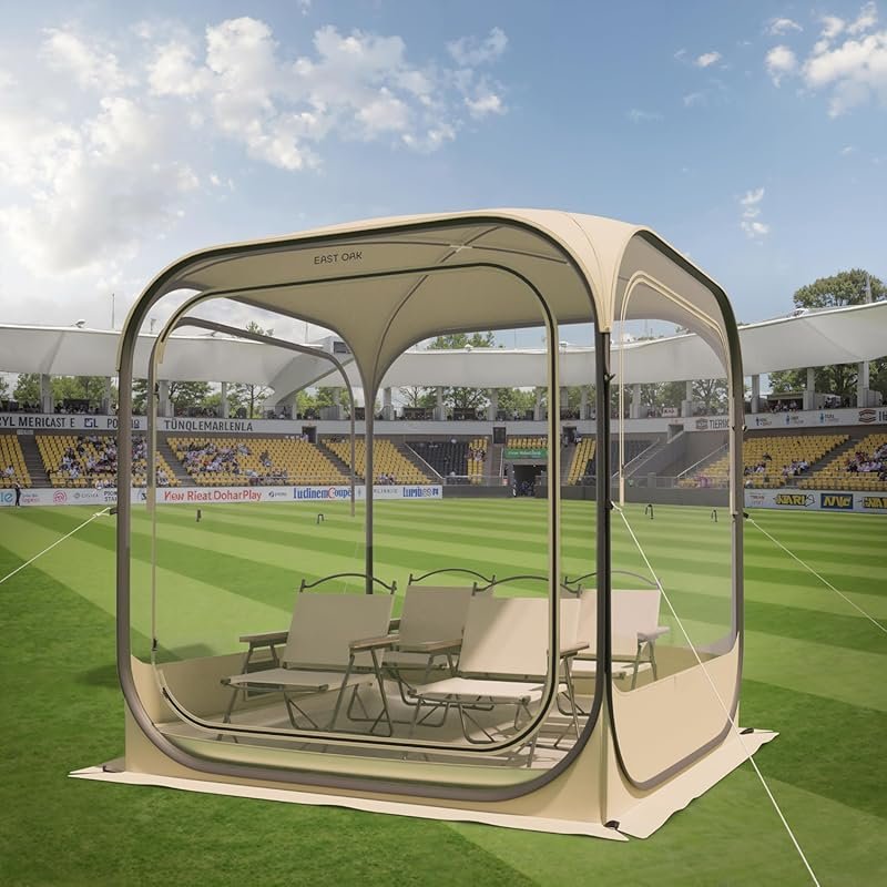 East Oak Weather Sports Tent: Instant Pop Up Bubble Shelter, No Conden