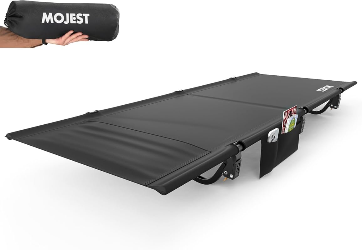 Ultralight Camping Cot for Adults: Portable Folding Bed, Supports 350 