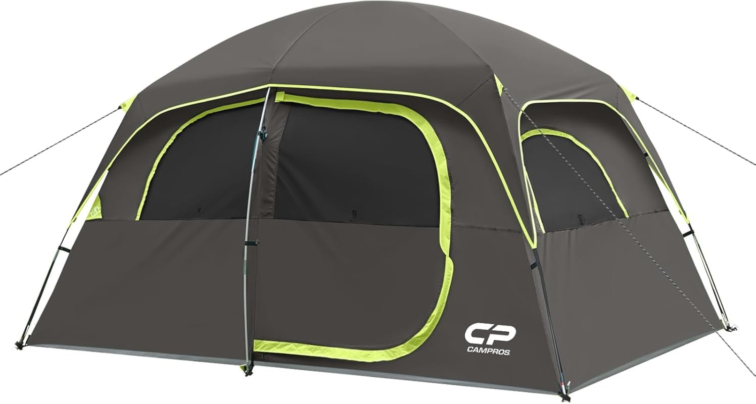 CAMPROS CP 6/8 Person Upgraded Camping Tent, Waterproof Windproof All-