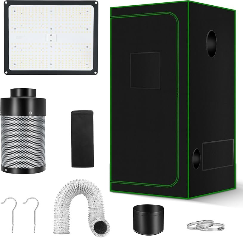 MELONFARM 2x2 Grow Tent Complete System 24