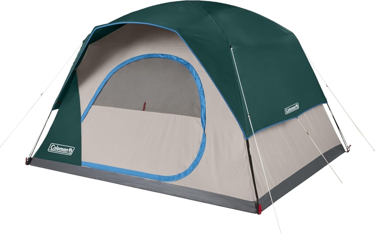 Coleman Skydome 2/4/6/8-Person Tent: 5-Minute Setup, Weatherproof, 20%