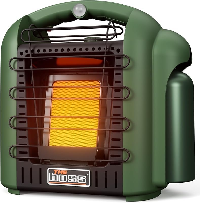 THE BOSS 6000 BTU Propane Patio Heater - Portable Outdoor Space Heater