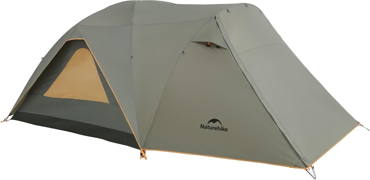 Naturehike KOTA 4-8 Person Camping Tent: Double Layer Waterproof, Tall