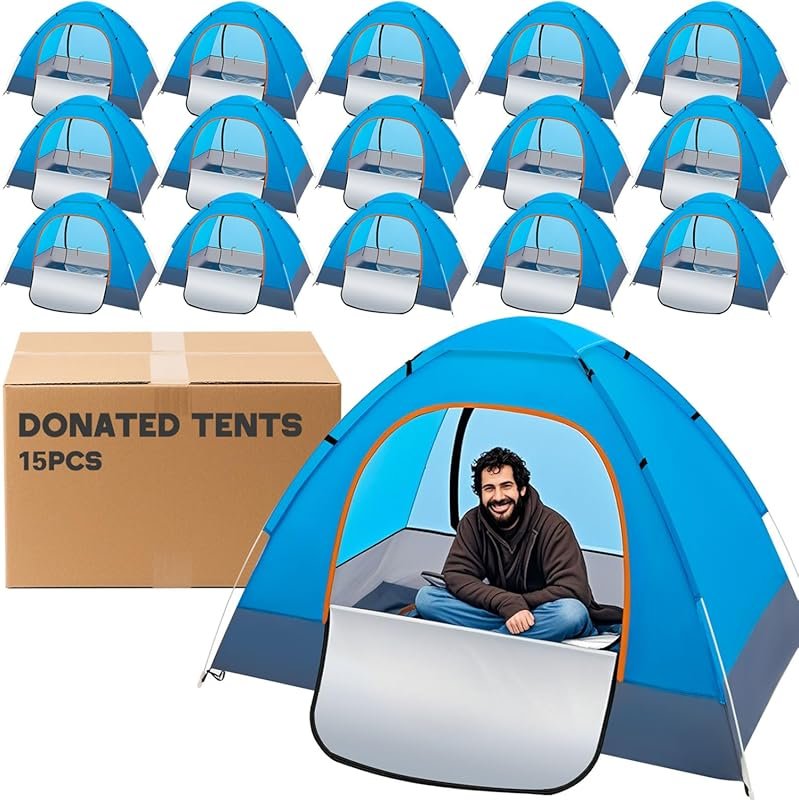 Bulk 2 Person Instant Pop Up Camping Tent: Waterproof, Easy Setup, Ide