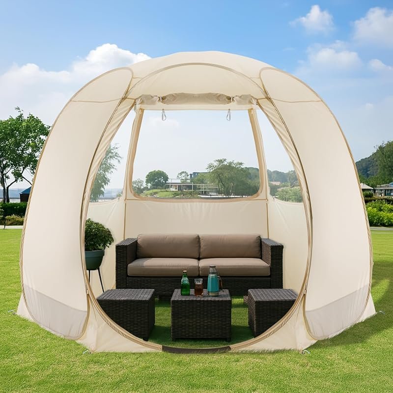 Alvantor® 2-15 Person Pop Up Screen House Gazebo Tent with UV Protecti