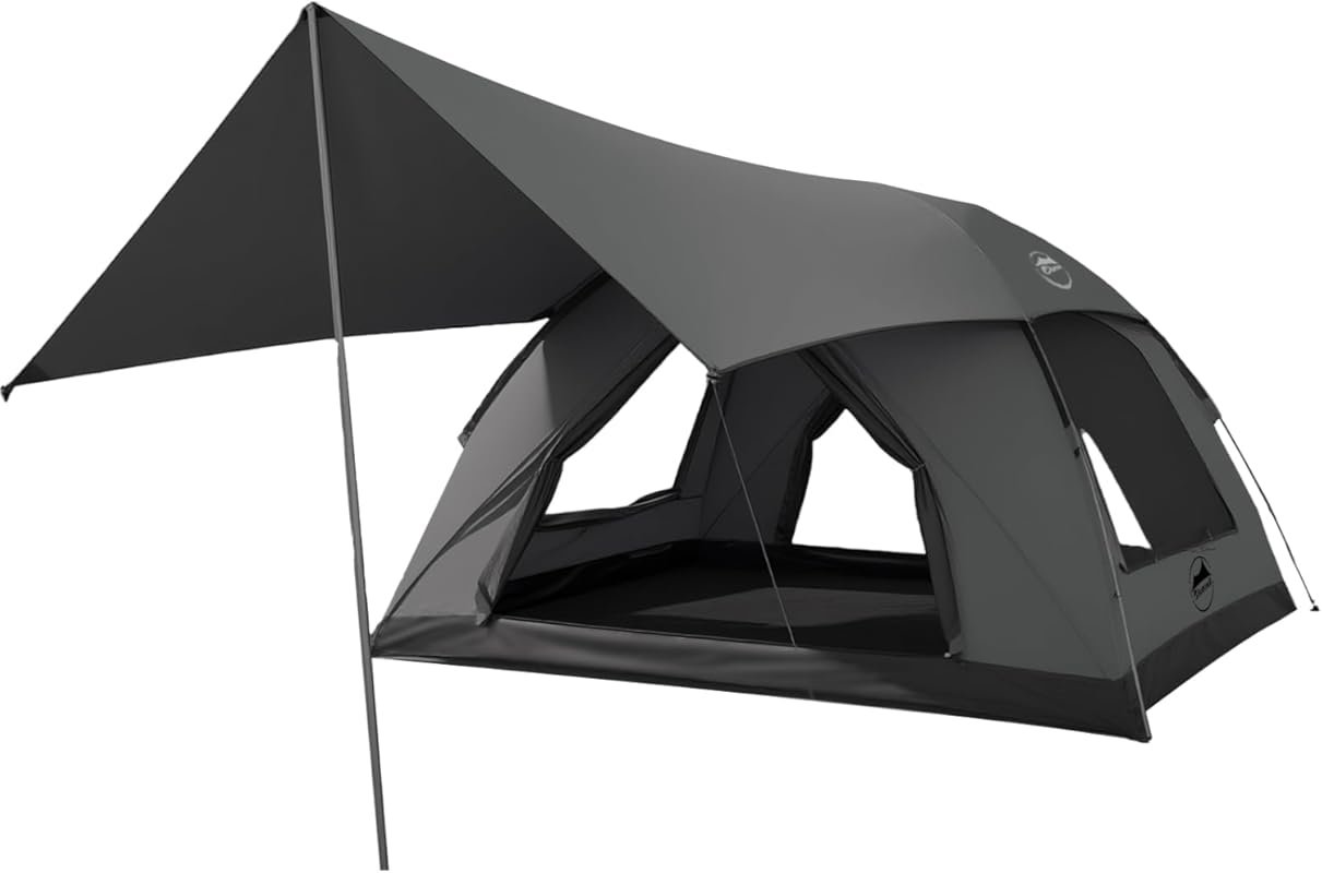 Eclipse 4/5/6 Person Waterproof Windproof Camping Tent with Screen Roo