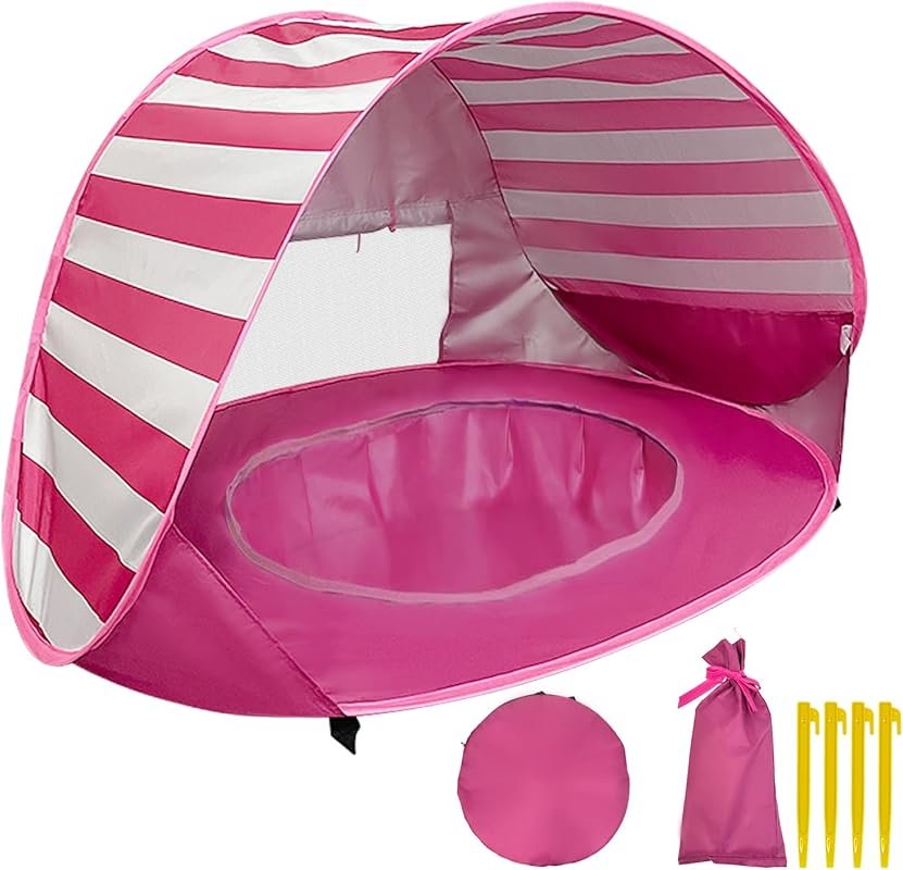 Baby Beach Tent UV Protection 50+ with Mini Pool