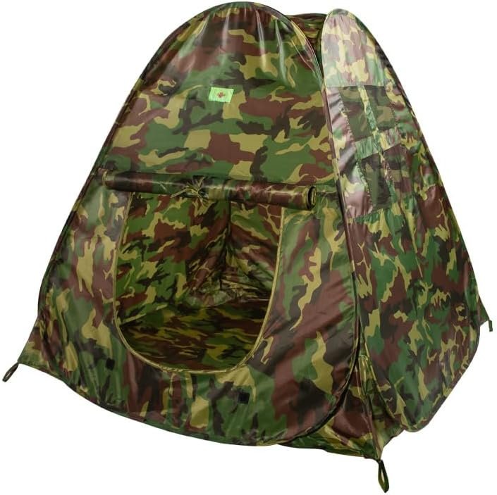 Military Pop Up Play Tent for Indoor/Outdoor Camouflage Fun