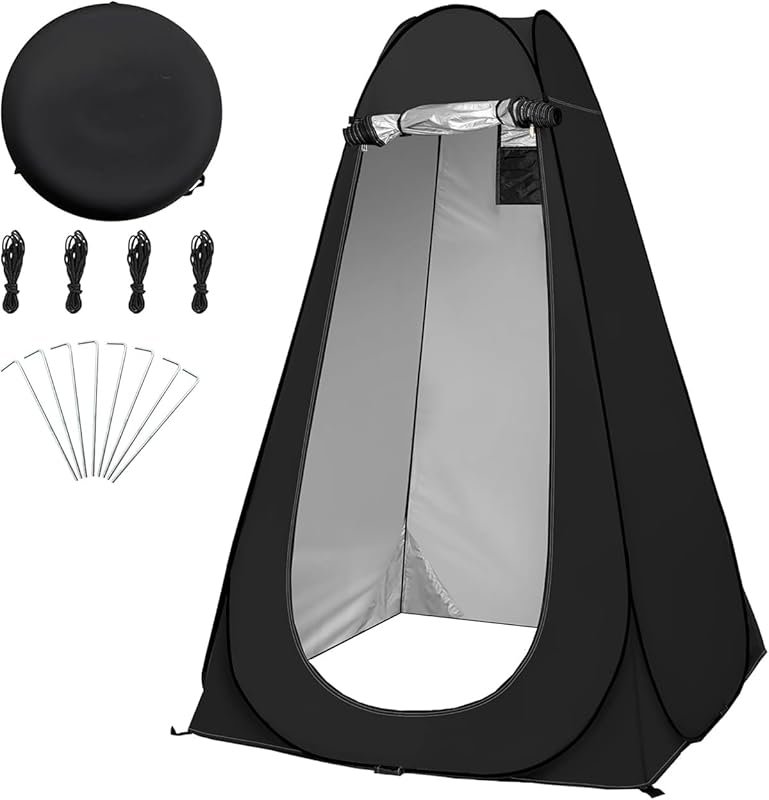 Portable Pop Up Shower Tent: UV Beach Changing Room for Outdoor Campin