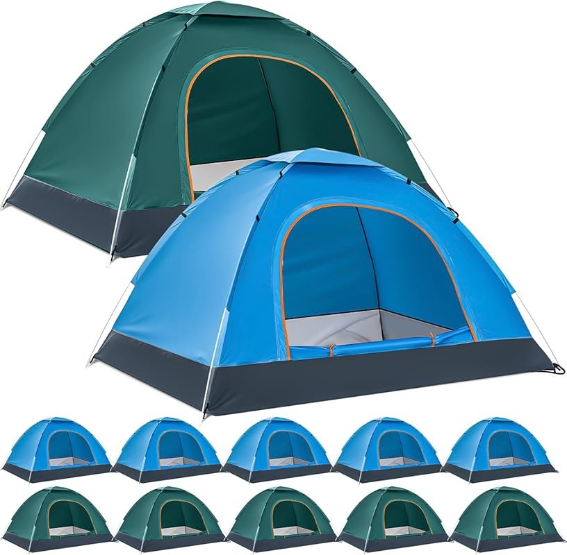 Woanger Bulk 2 Person Camping Tents: Lightweight, Waterproof, Windproo