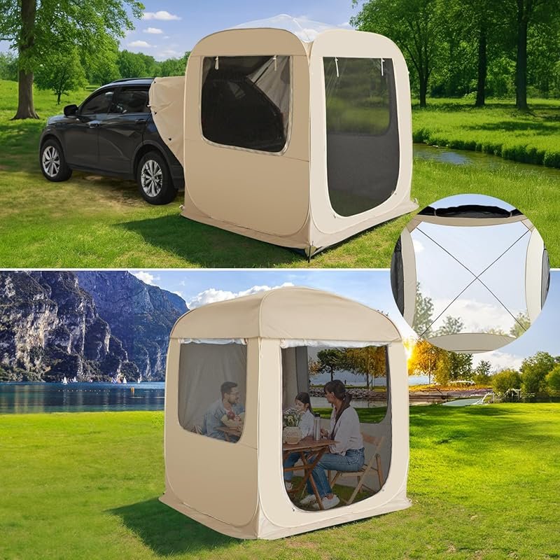 Alvantor 4-6 Person Pop Up Screen Tent: Instant Outdoor Mosquito Tent 