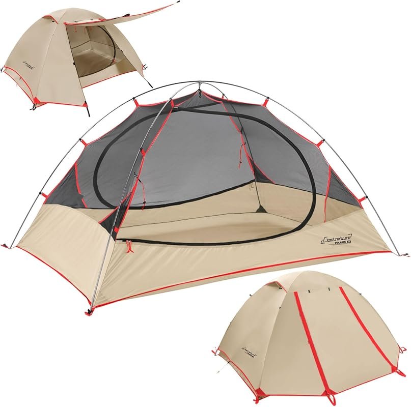 Clostnature Ultralight Waterproof Backpacking Tent for 1-6 People, Eas