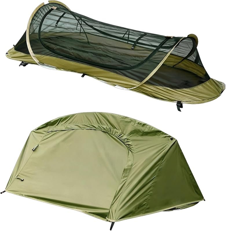 Freestanding 1-Person Ultralight Waterproof Backpacking Bivy Tent for 