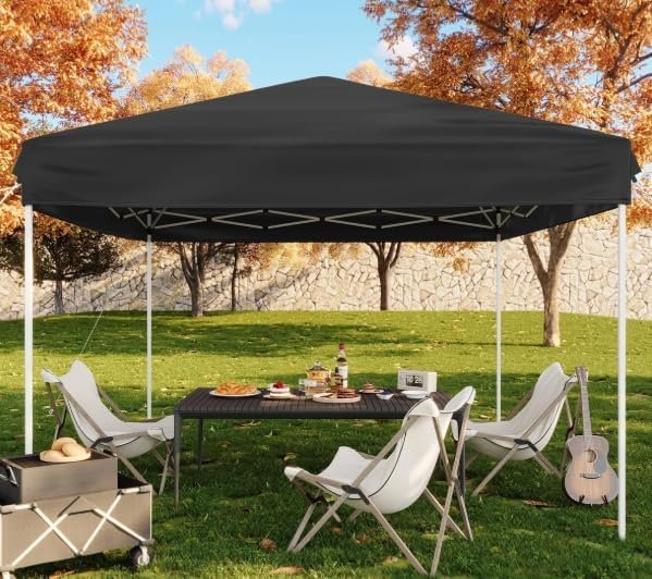 10x10 Pop Up Canopy Replacement Top: UPF 50+ Waterproof 100 Sq Ft Shad