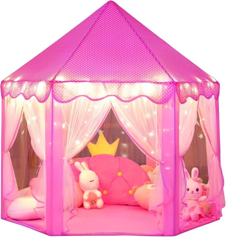 Wilwolfer Princess Castle Tent Review: Magical Kids Playhouse w/ Star Lights