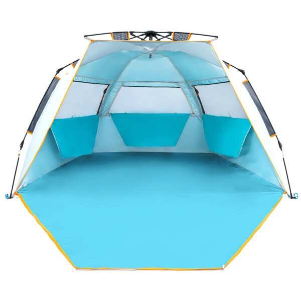 WolfWise 3-4 Person Beach Tent with UPF 50+ Sun Protection, Portable Ventilated 