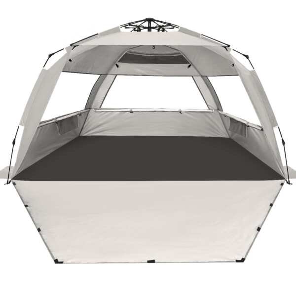WhiteFang Deluxe Pop Up Beach Tent Sun Shade Shelter for 3-4/5-6 Person, UV Prot