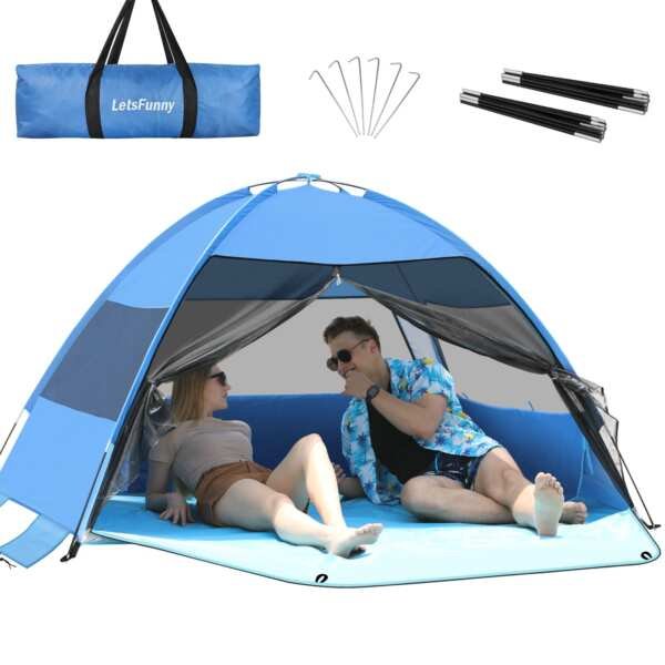 Large 3 vs Sun Ninja: Beach Tent Battle
