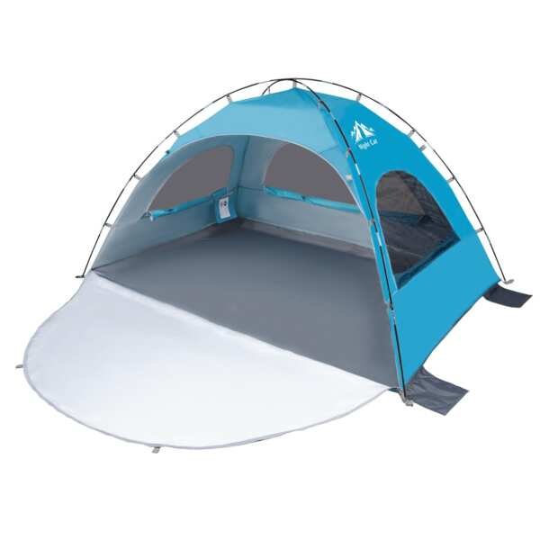 Night Cat Beach Tent Portable Camping Sun Shade Shelter for 2-4 Persons with UV 