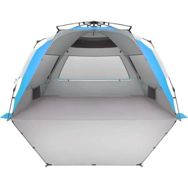 Oileus XX-Large Beach Tent Sun Shelter for 5-6 Person Portable Sun Shade Instant