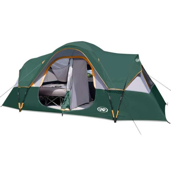 UNP Camping Tent 10-Person-Family Tents, Parties, Music Festival Tent, Big, Easy