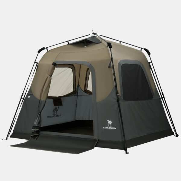 CAMEL CROWN Instant Tents for Camping 4-6 Person Tent Waterproof Easy Setup Sets