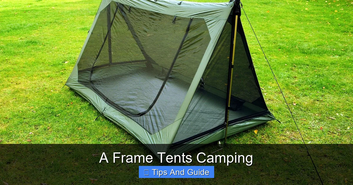 A Frame Tents Camping