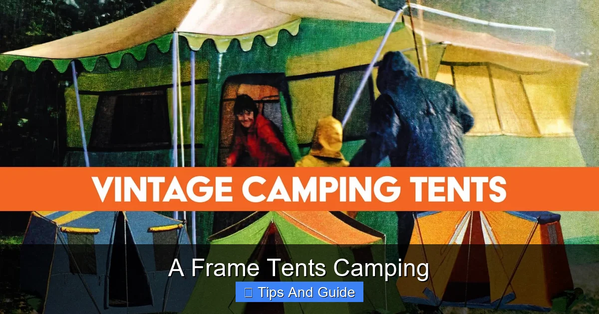 A Frame Tents Camping