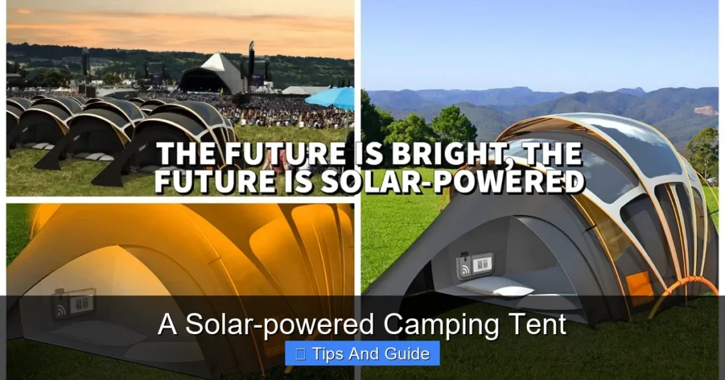 A Solar-powered Camping Tent