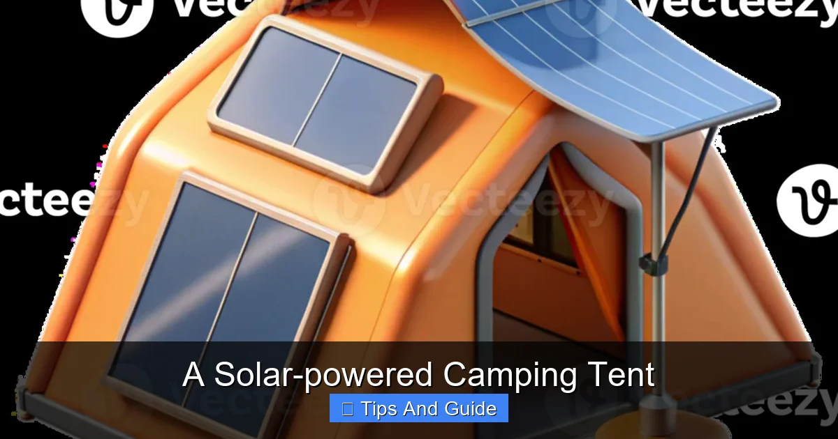 A Solar-powered Camping Tent