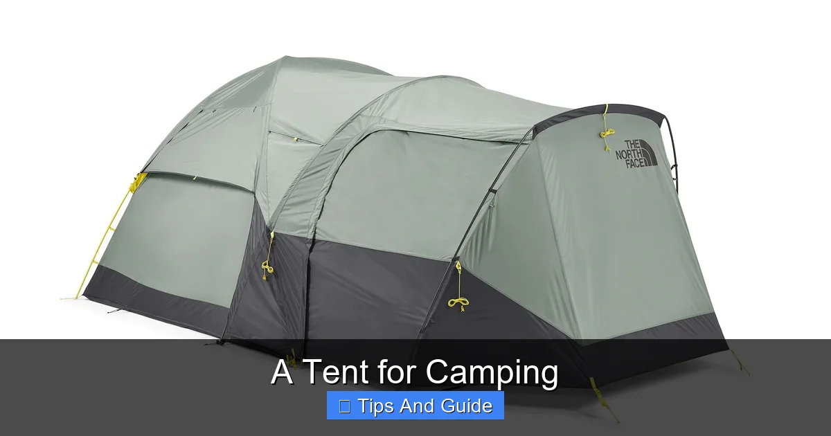 A Tent for Camping
