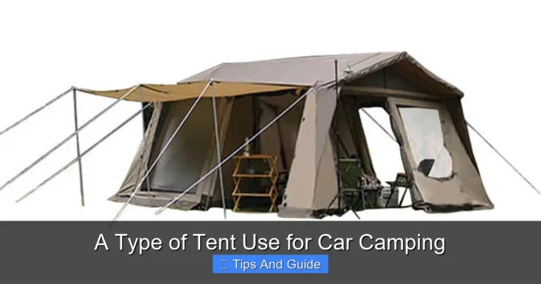 A Type of Tent Use for Car Camping