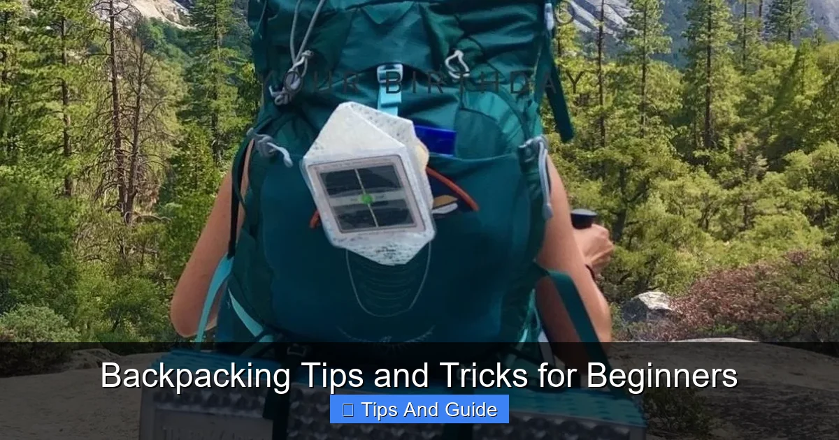 Backpacking Tips and Tricks for Beginners