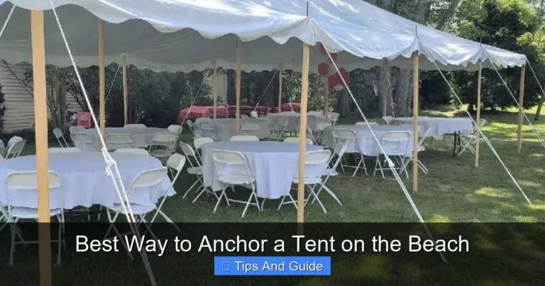 Best Way to Anchor a Tent on the Beach