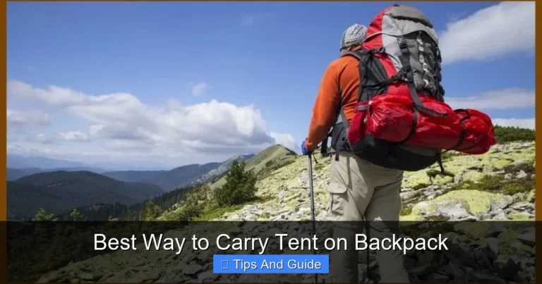 Best Way to Carry Tent on Backpack