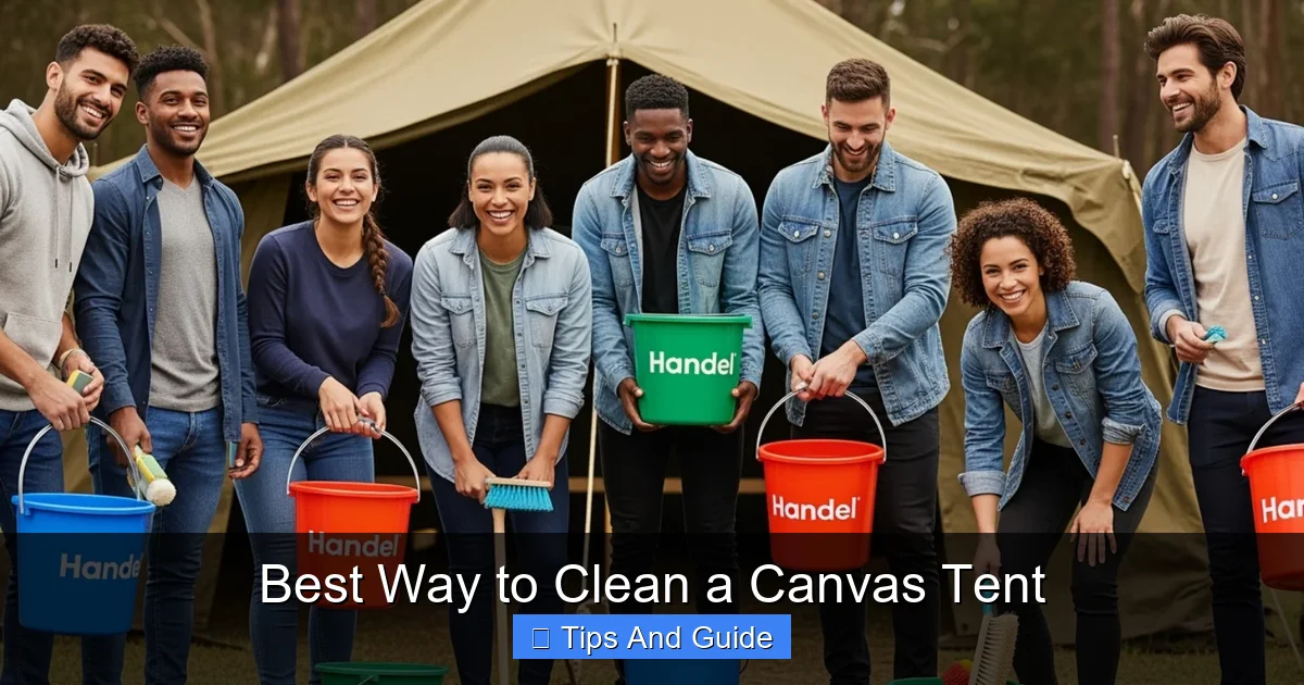 Best Way to Clean a Canvas Tent