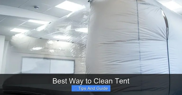 Best Way to Clean Tent