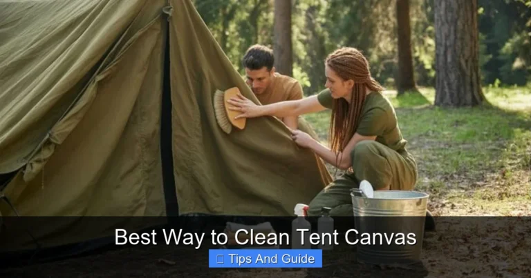 Best Way to Clean Tent Canvas