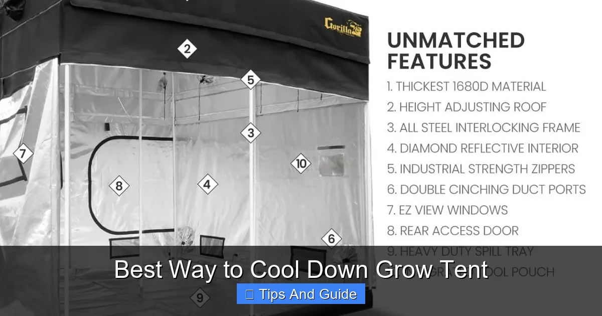 Best Way to Cool Down Grow Tent